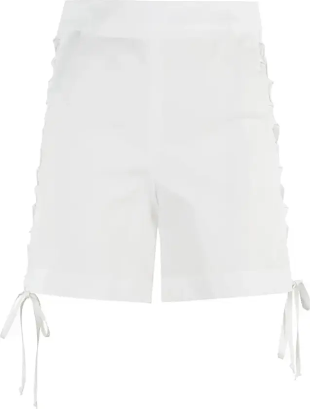 Dame, Shorts, Hvit, 2XS