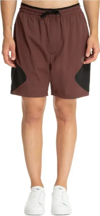 Herre, Shorts, Brun, XL