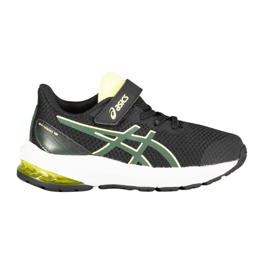 Asics Gt-1000 12 Ps, løpesko barn Black/rain Forest