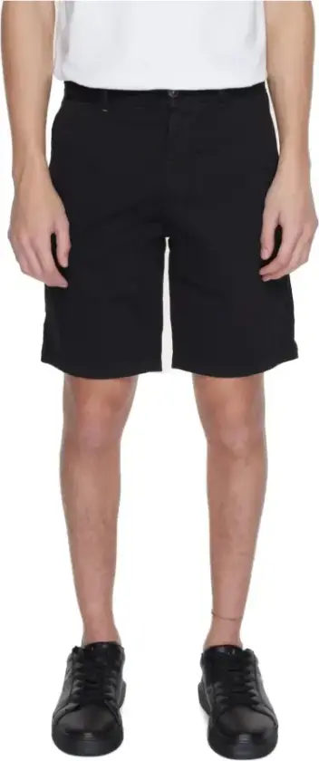 Herre, Shorts, Svart, W31