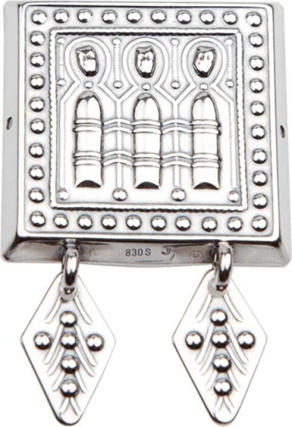 Bilde av Beltestøl Nordmøre i 830 oksidert sølv med løv