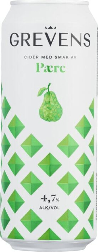Grevens Cider Pære 0,5l boks