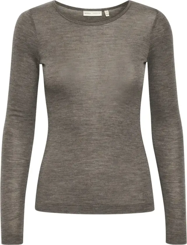 Dame, Topper, Brun, 2XL