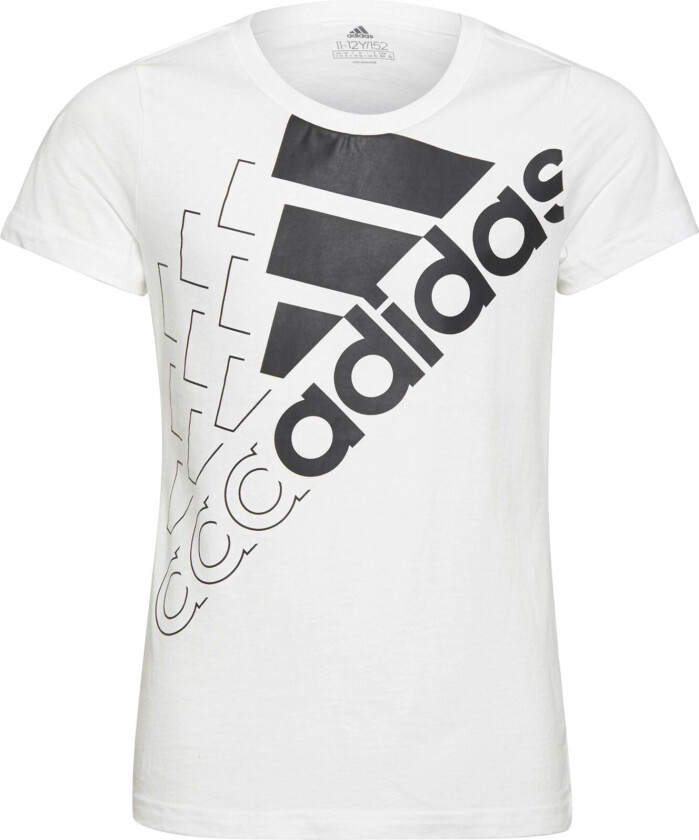 adidas Essential Logo Tee, t-skjorte junior WHITE/BLACK