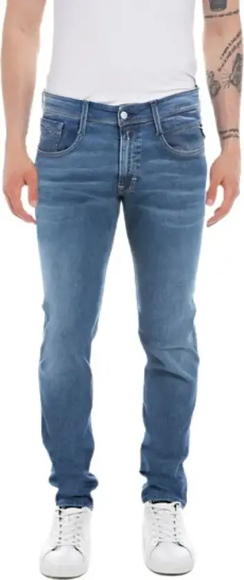 Herre, Jeans, Blå, W33 L30