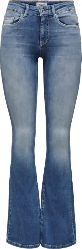 Blush Mid Flared Denimblå XL/34