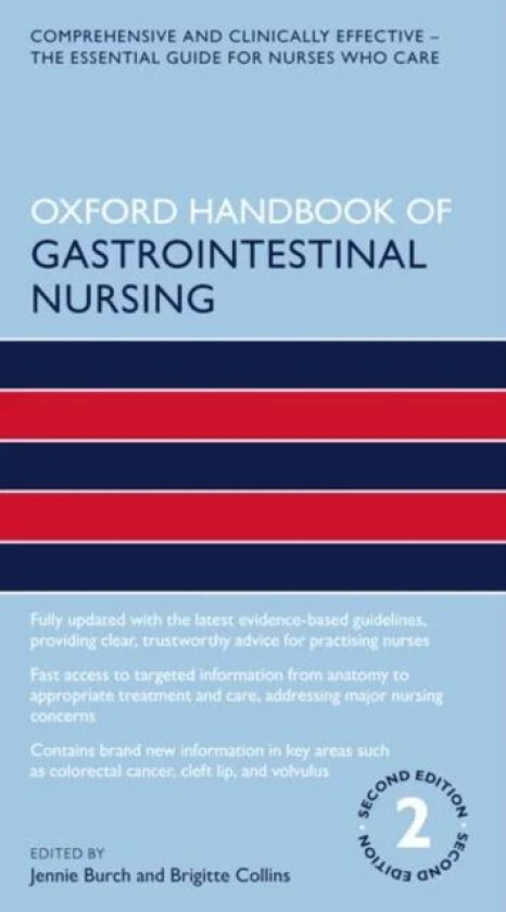 Oxford Handbook of Gastrointestinal Nursing av Jennie (Head Of St Mark's Nurse Education Burch
