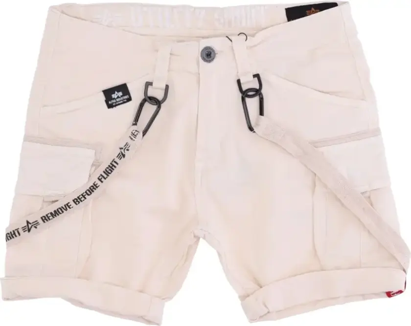 Alpha Industries, Herre, Shorts, Hvit, W34