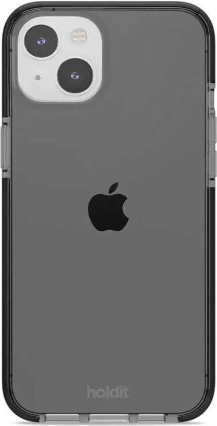 Holdit iPhone 14 Plus Seethru Deksel - Black