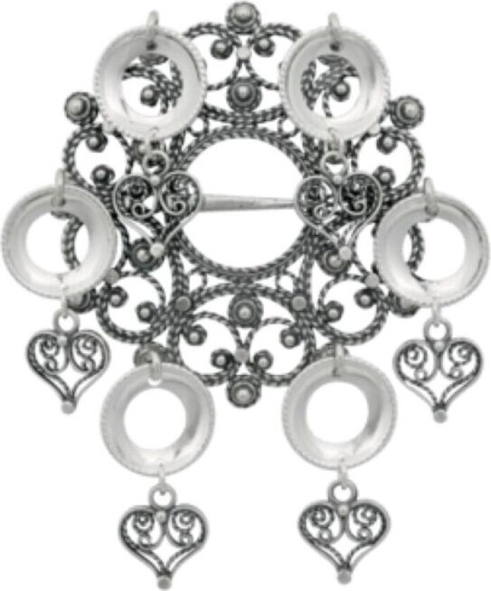 Bilde av Sølje Hallingdal i 830 oksidert sølv