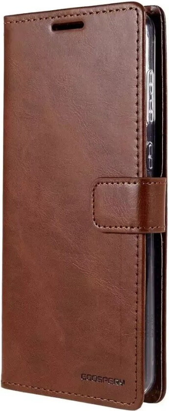 GOOSPERY Blue Moon Samsung Galaxy A73 (5G) Skinndeksel m. Lommebok - Brun