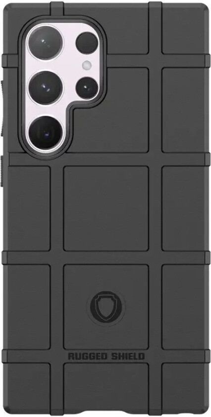 Samsung Galaxy S24 Ultra Rugged Shield Håndverker Deksel - Svart
