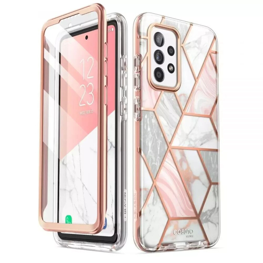 I-Blason Samsung Galaxy A53 (5G) i-Blason Cosmo Marble Bakdeksel Med Skjermbeskytter - Rosa
