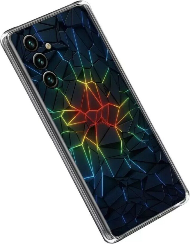 Samsung Galaxy A14 (5G) Plast Deksel m. Motiv - Geometri