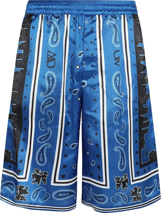 Herre, Shorts, Blå, S