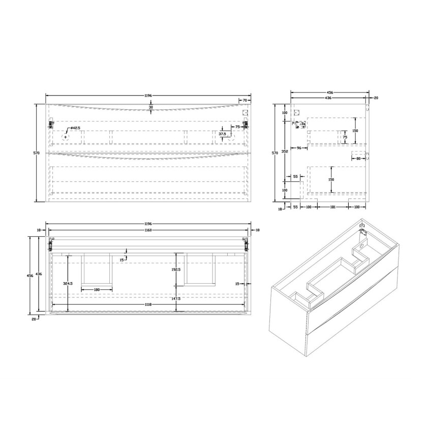 VikingBad Eli Servantskap - Hvit