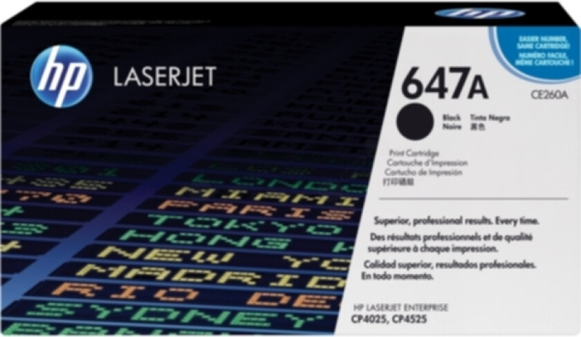 Hp Toner Svart 8.5k - Ce260a