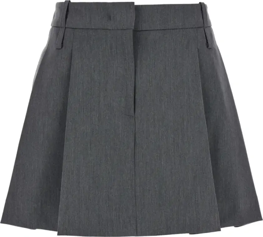 Pinko, Dame, Skjørt, Grå, 2XS