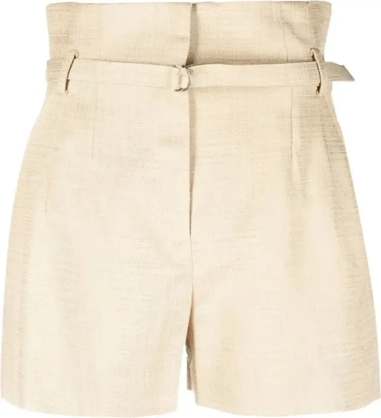 Dame, Shorts, Brun, L