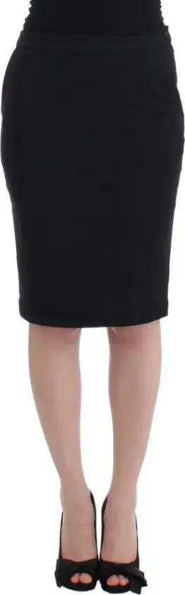 Dame, Skjørt, Svart, XL