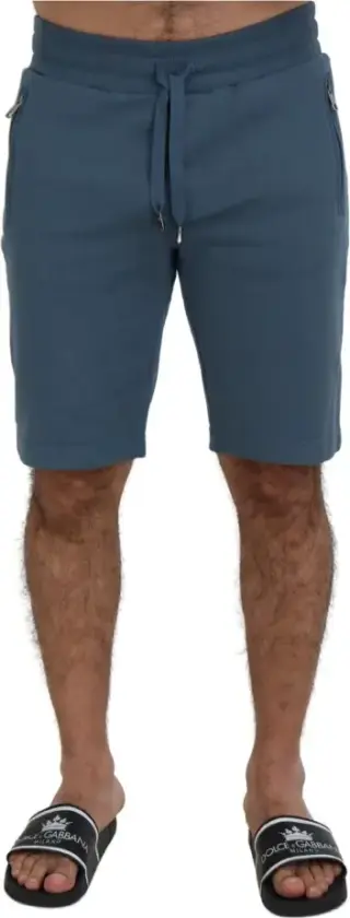 Herre, Shorts, Blå, M