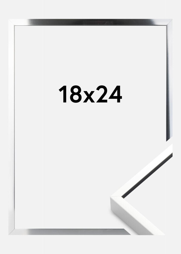 Ramme  Premium Alpha Blank Sølv 18x24 Cm