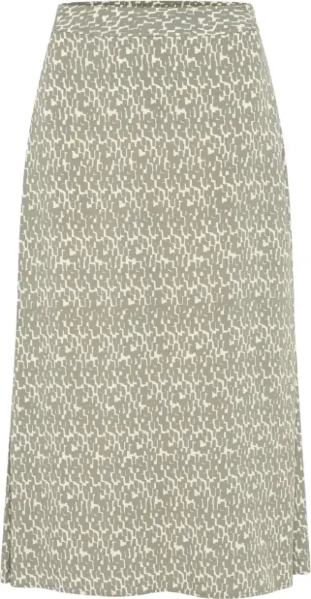 Dame, Skjørt, Grønn, 3XL