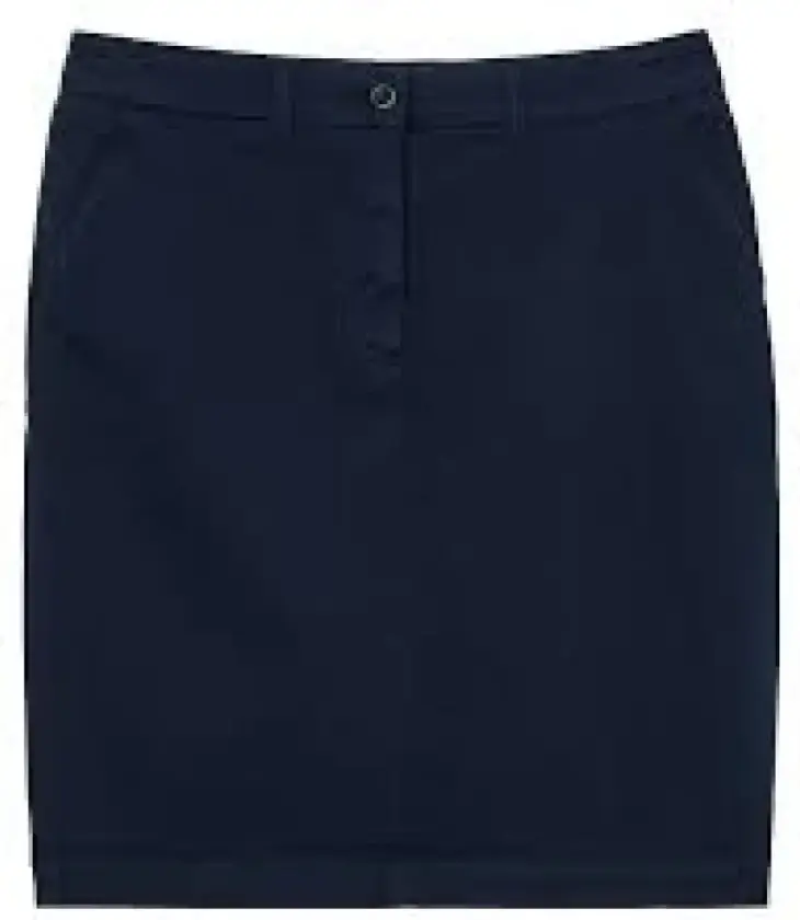 Dame, Skjørt, Blå, 3XL