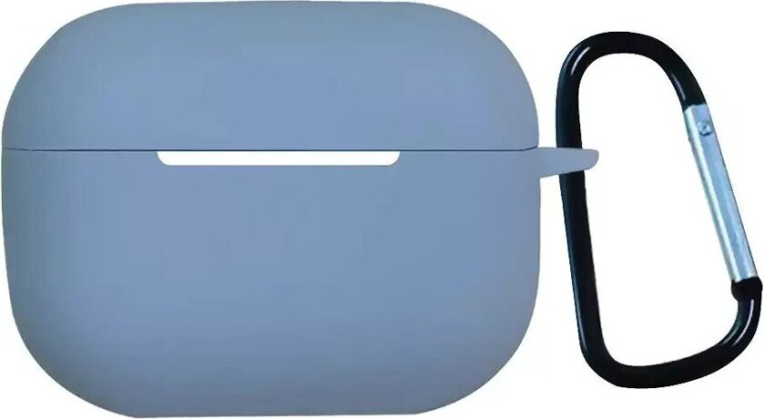 Apple Airpods Pro 2nd Gen (2022) Silikondeksel med Karabinkrok - Asurblått