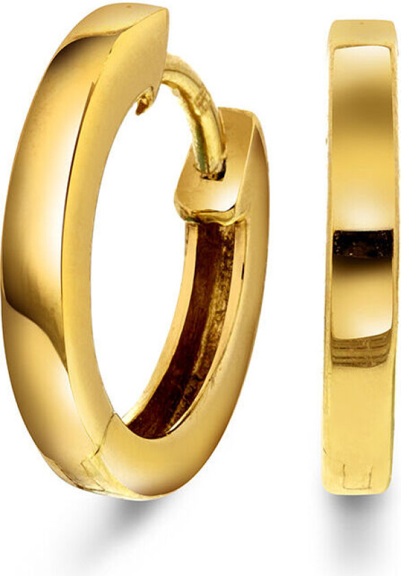 , Øreringer i 585 gult gull