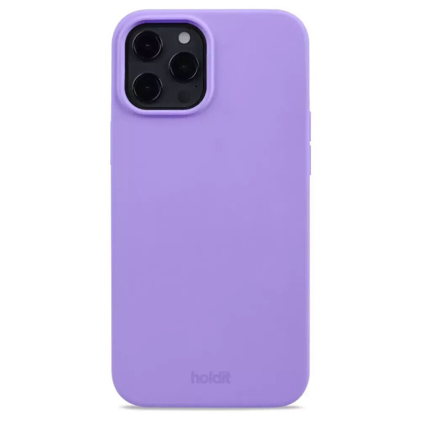 Holdit iPhone 12 / 12 Pro Soft Touch Silikon Deksel - Violet