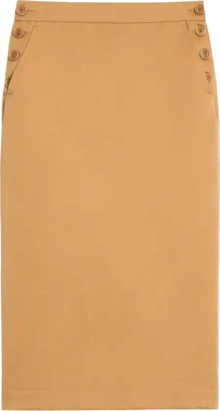 Dame, Skjørt, Brun, S