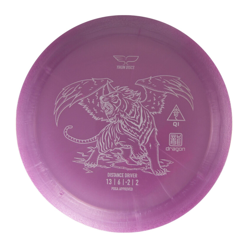 Dragon Line Driver QI, 170-175g Purple, driver frisbeegolf Purple