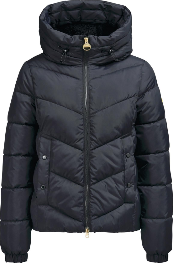 Women's B Intl Long Boston Quilted Jacket 14, Black