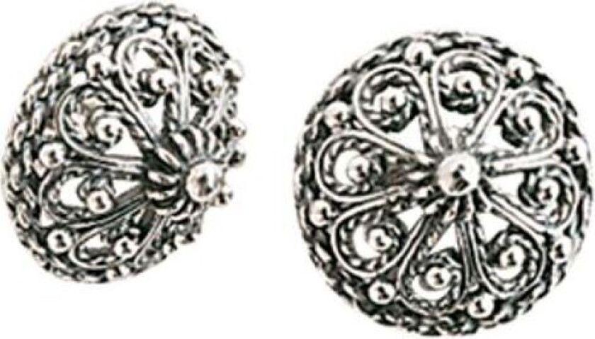 , Øredobber i 830 oksidert sølv