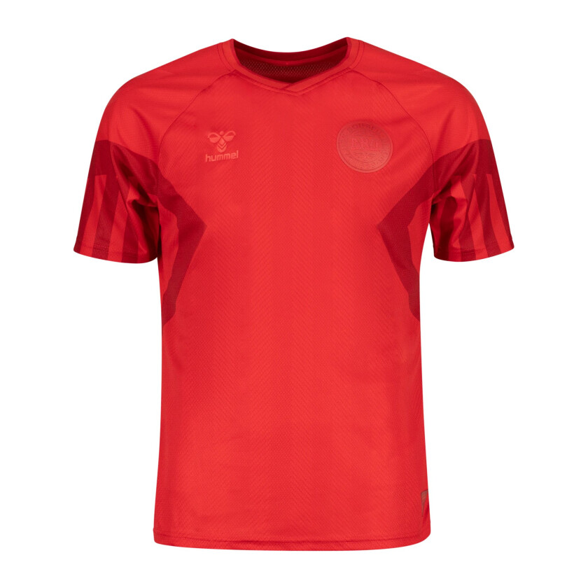 Denmark Home Jersey Ss / Wc22, fotballdrakt senior Tango Red