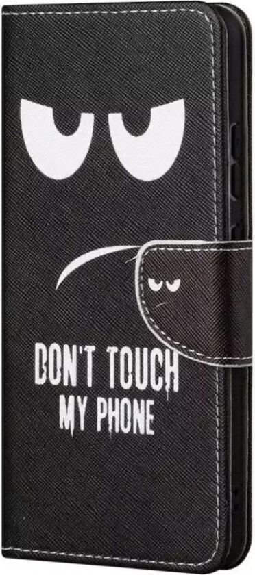 Samsung Galaxy S22+ (Plus) Flikdeksel i Kunstskinn med Lommebok - 'Don't Touch my Phone'