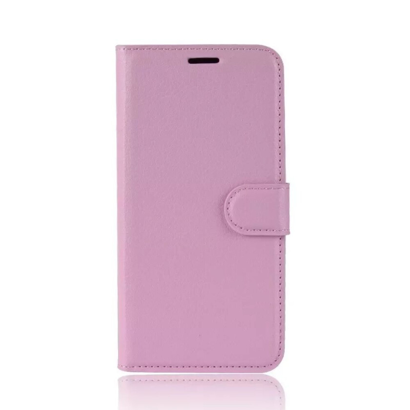 Samsung Galaxy A51 (5G) Litchi Skinn Deksel m. Lommebok - Pink