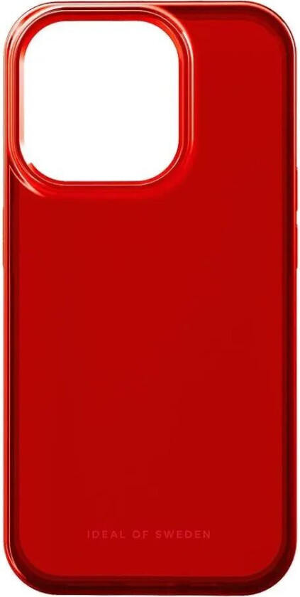 iPhone 15 Pro iDeal Of Sweden Clear Deksel - Radiant Red