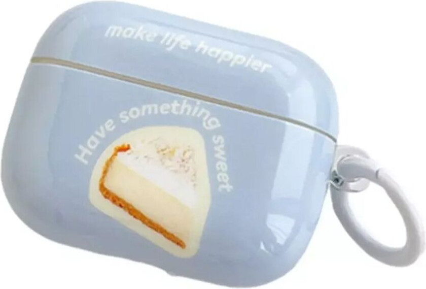 Apple AirPods Pro Plastdeksel m. Karabinkrok - "Make Life Happier"