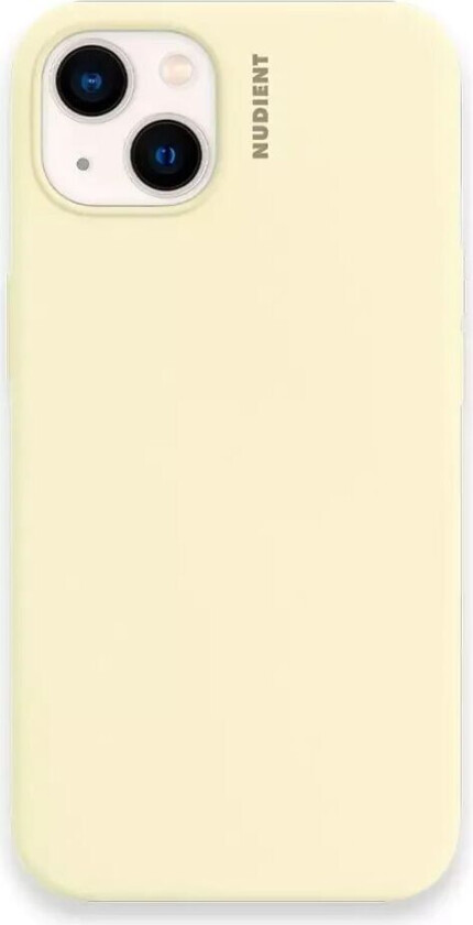 iPhone 13 Base Silicone Deksel - Pale Yellow