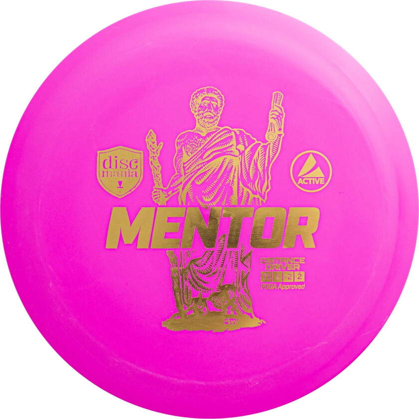 Active Driver Mentor Light Blue, driver frisbeegolf Pink