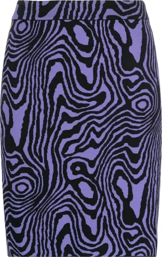 Dame, Skjørt, Blå, 2XS