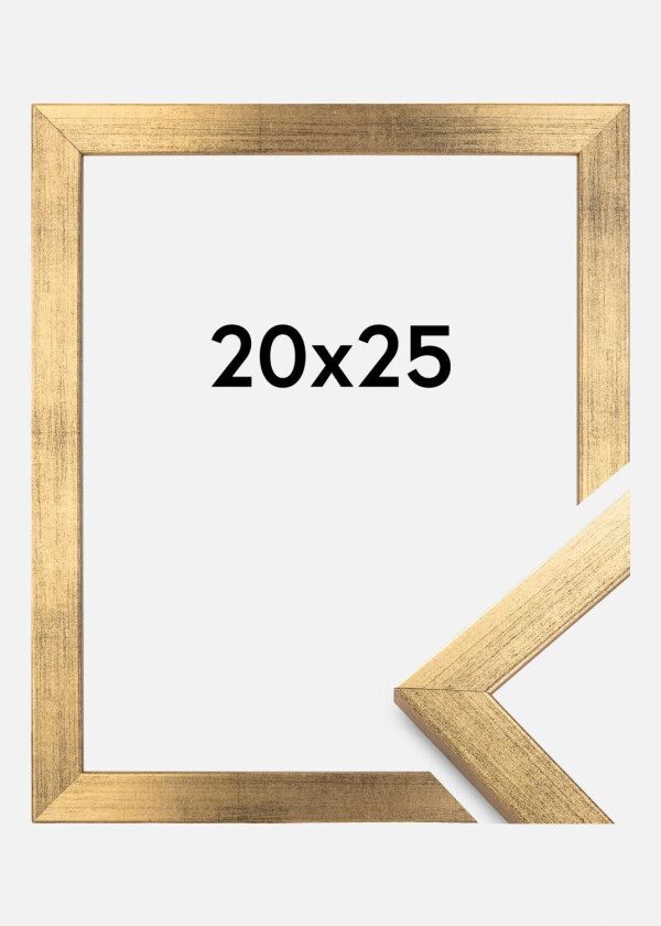 Ramme Stilren Akrylglass Gull 20x25 Cm
