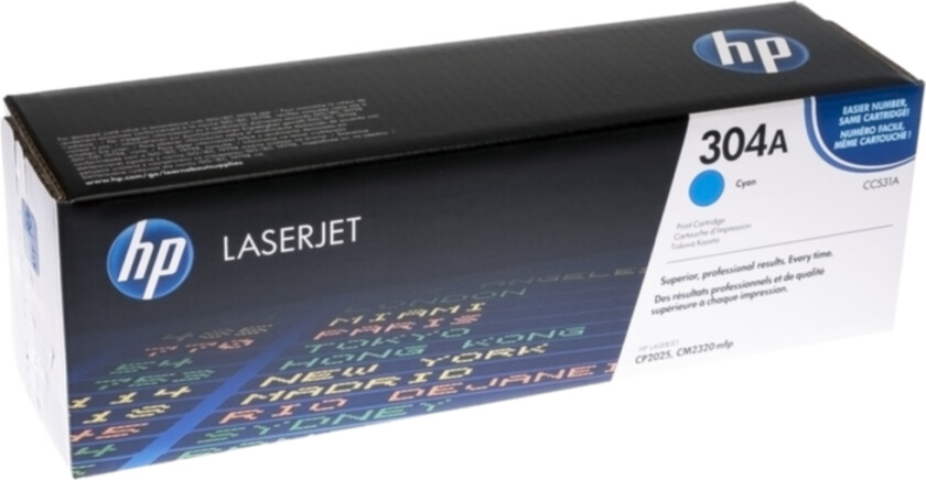 Hp Toner Cyan 304a 2.8k - Cc531a