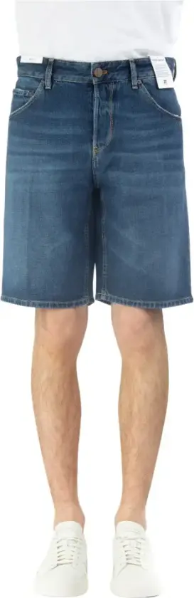 Herre, Shorts, Blå, W32