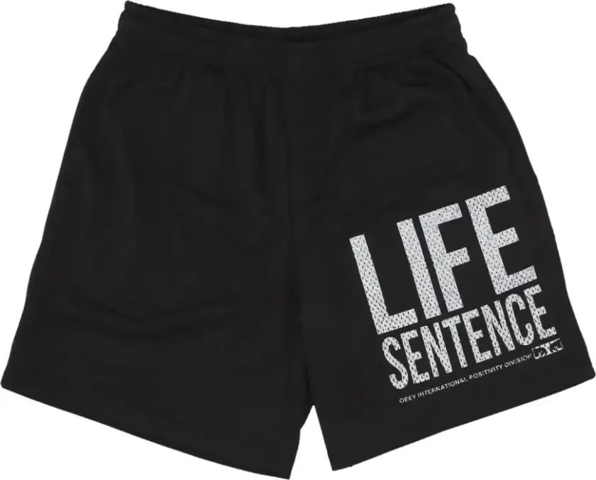 Herre, Shorts, Svart, L