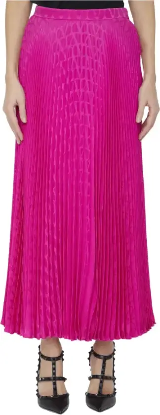 Dame, Skjørt, Rosa, M