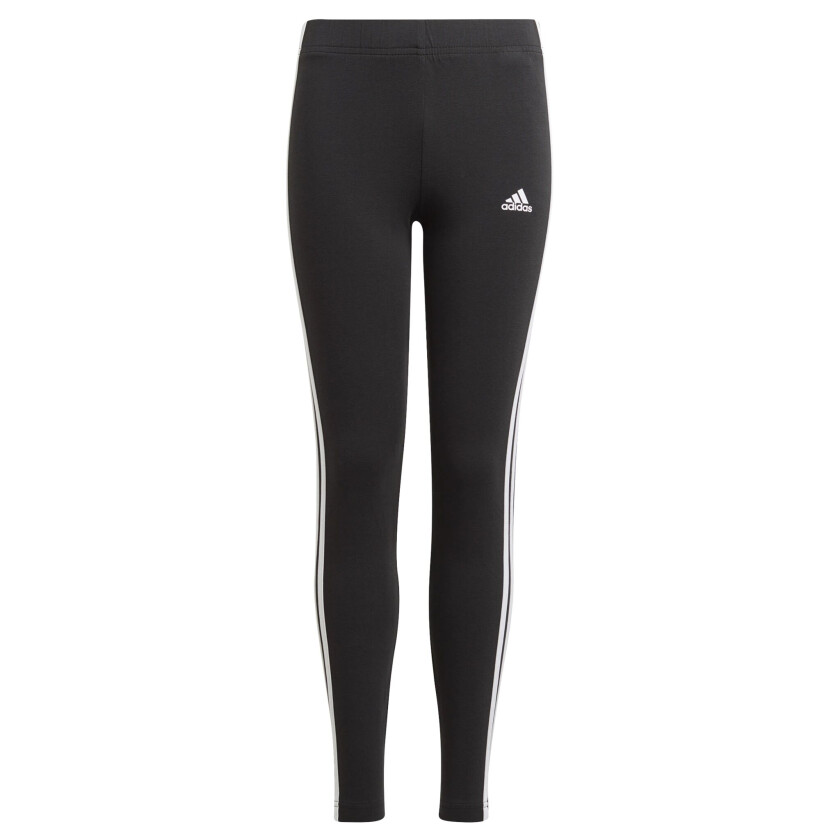 adidas Essential 3-Stripes Legging, bomullstights, junior BLACK/WHITE