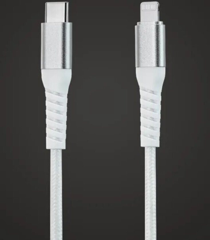 USB-C- til Lightning-kabel Hvit 1 m